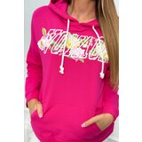 Kesi Sweatshirt with Voyage fuchsia inscription | Shoptok.si