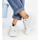 Gemre White eco-leather sneakers Semret | ePonuda.com