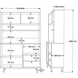 Hanah home RE5-W white multi purpose cabinet Hanah home RE5-W white multi purpose cabinet Slike