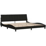  Okvir za krevet bez madraca Hanko crni 200x200 cm od tkanine | shoptok.hr