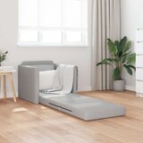 SOFA na podu 2-u-1 Oblak Sivi 74x77x81 cm Tkanina | shoptok.hr