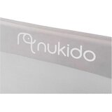 Nukido zaštitna ogradica za krevet 150 x 42 x 35 cm siva | shoptok.hr
