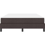  Postelja z vzmetnico z vzmetnico Temno rjava 140 x 200 cm blago | Shoptok.si
