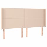  LED uzglavlje boja cappuccina 203x16x118/128cm umjetna koža | shoptok.hr