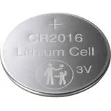 Litijeva baterija\, CR2016\, 4 kosi\, 3V 80mAh\, otroška varnostna embalaža\, gumbne celice CR 2016 3.0 V 4 kos 80 mAh litij, (20430896)