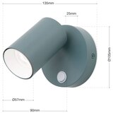 Orion Zidno spot svetlo PENN 1xGU10/13W/230V sivo | Eponuda.com
