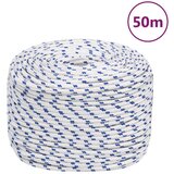 vidaXL Vrv za čoln bela 6 mm 50 m polipropilen cene