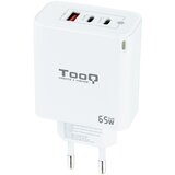 TooQ Cargador de Parid GAN 2USB-C PD USB-A QC 65W, (21262274) Cene
