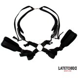 LateToBed BDSM Line Komplet Shoulder Swingstrap Black | Shoptok.si