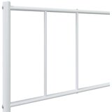 Metalni okvir za krevet s uzglavljem bijeli 107x203 cm | shoptok.hr