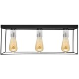 plafonsko svetlo finn 3xE27/15W/230V crna/hrom | Eponuda.com