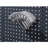 eurokraft pro Držalo za cevi in kable, vklj. z materialom za pritrditev, ŠxV 250 x 100 mm, aluminij | Shoptok.si