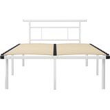  Okvir za krevet bijeli metalni 120 x 200 cm | shoptok.hr