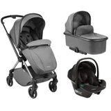 Kikka Boo kolica Lanah 3u1 set sa autosedištem I-Prime I-size i tvrdom korpom Grey | ePonuda.com