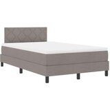 Box Spring Krevet s Madracem &amp LED Taupe 120 x 190 cm Tkanina | shoptok.hr