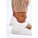 Boto Classic Sports Shoes White and Gold Follow Me | ePonuda.com