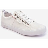 Big Star Men's Low Material Sneakers KK174001 White Cene