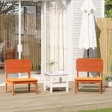 Maison Chic vrtni stoli - stol za vrt 2 kosa wax brown 60x52,5x72 cm masivni les borov JS1359, (21878894) | Shoptok.si