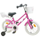 vidaXL Otroško Kolo 12 Palcev priporočeno za 2-4 leta Temno roza - - roza - 10.5 - 112,5 x 51 x 75 cm - 2025--v1 | Shoptok.si