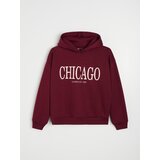 Sinsay Majica s kapuljačom s natpisom Chicago Slike