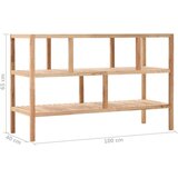 vidaXL Kopalniška polica iz trdne orehovine 100x40x65 cm | Shoptok.si