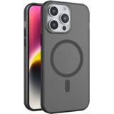 Chameleon Gumiran magnetni ovitek (TPU Magnetic Frost) za Apple iPhone 15 Pro Max, črn | Shoptok.si