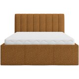Boxxx OBLAZINJENA POSTELJA 160 cm x 200 cm , tekstil opečnato rjava | Shoptok.si