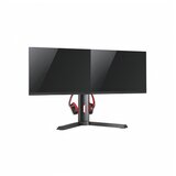 White Shark Nosilec namizni LCD 2xmonitor GMS-3202 Gaming RHAMSES-II črn | Shoptok.si