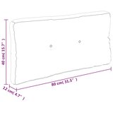  Jastuk za palete ružičasti 80 x 40 x 12 cm od tkanine | shoptok.hr