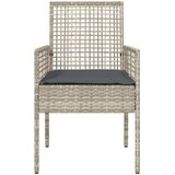  Vrtna stolica 2 pcs Svijetlo siva 55 x 53 x 85 cm poliratan | shoptok.hr