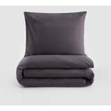 Reserved komplet posteljnine iz zmečkane tkanine - siva | Shoptok.si