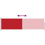  Uvlačiva bočna tenda za terasu 140 x 500 cm crvena | shoptok.hr