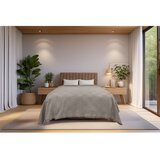 Mijolnir Sivo bombažno pregrinjalo 140x200 cm Russel – | Shoptok.si