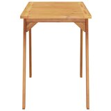 vidaXL Vrtni blagovaonski stol 110 x 56 x 75 cm masivno bagremovo drvo | shoptok.hr