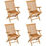  5-dijelni vrtni blagovaonski set od masivne tikovine | shoptok.hr