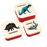 REX International Komplet 3 škatlic za prigrizke Prehistoric Land Cene