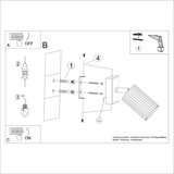 Nice Lamps Zidna lampa u zlatnoj boji Gleam – | shoptok.hr