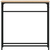  Konzolni stolić Sonoma hrast 75x19,5x75 cm Konstruirano drvo | shoptok.hr