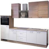 Flex-Well Kuhinjski Blok Z Aparati Samoa, Bela, Barva Hrasta | Shoptok.si