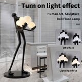  Immax 08808XL - Podna lampa SILUETTE 6xE27/25W/230V, visina 180 cm Human Ball | Eponuda.com