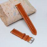  Narukvica elegant kožna za smart watch 22mm braon Cene