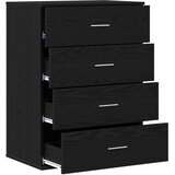  Kreveta s ladicama Crni hrast 60 x 39 x 80 cm Konstruirano drvo | shoptok.hr
