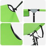  Sklopiva ležaljka za sunčanje Zelena 190 x 57 x 81 cm oxford | shoptok.hr