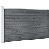 vidaXL Vrtna ograja WPC 175x105 cm siva | Shoptok.si