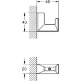 Grohe Selection Cube Vešalica 40782000 | Eponuda.com