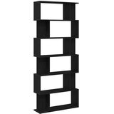  Biblioteka crni hrast 80x24x190,5 cm Konstruirano drvo | Shoptok.si
