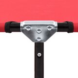  Sklopiva ležaljka za sunčanje crvena čelična | shoptok.hr