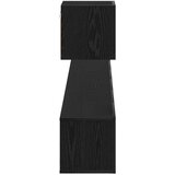  4-delni set TV omare Črni hrast inženirski les, (22012382) | Shoptok.si