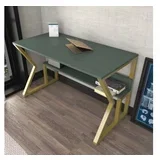 radni sto wake green gold