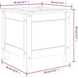  Vrtna sadilica 40 x 40 x 39 cm od masivne duglazije | shoptok.hr